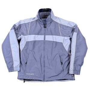 Columbia Sportswear Convert Jacket Womens Medium Blue Nylon Full Zip VL5410